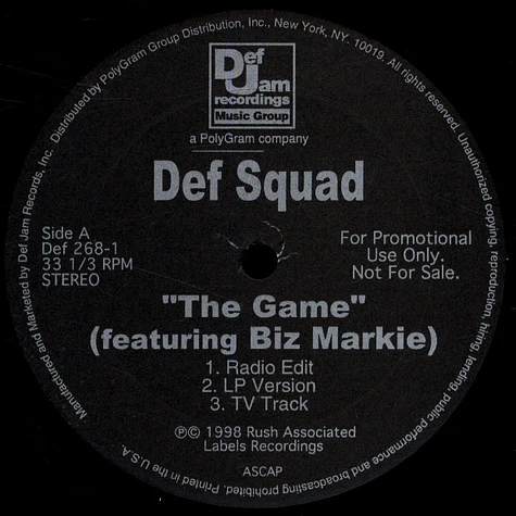Def Squad - The Game / Countdown