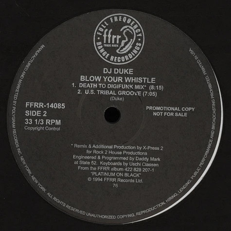 DJ Duke - Blow Your Whistle