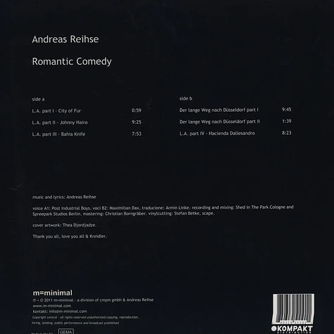 Andreas Reihse - Romantic Comedy