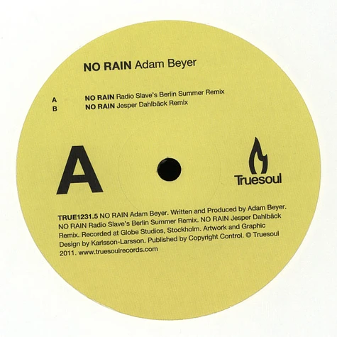 Adam Beyer - No Rain 2