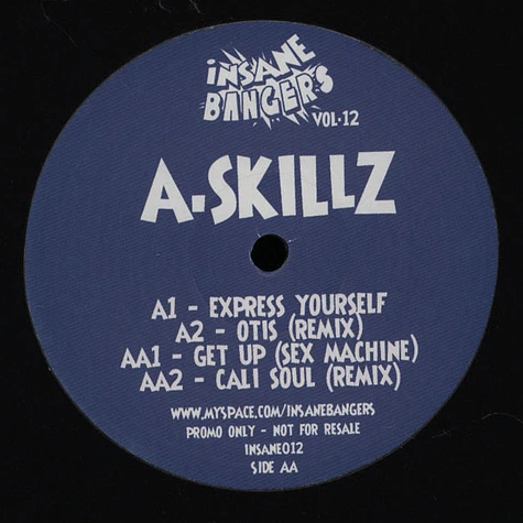 A-Skillz - Insane Bangers Volume 12