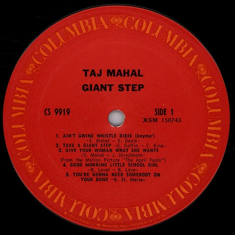 Taj Mahal - Giant Step / De Ole Folks At Home