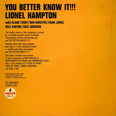 Lionel Hampton - You Better Know It!!!