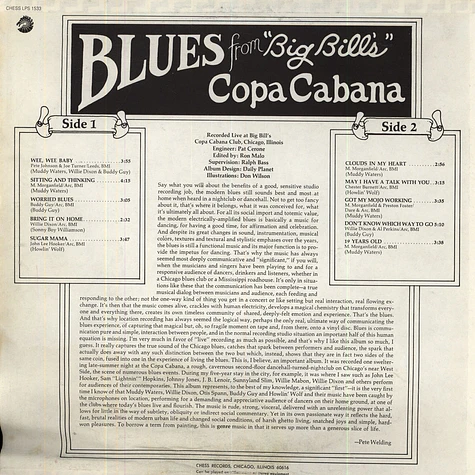 V.A. - Blues At Big Bill's Copacabana