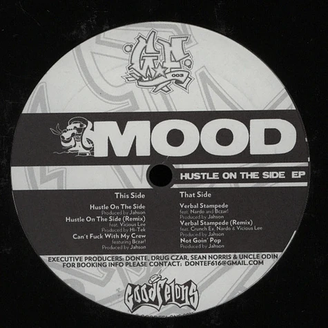 Mood - Hustle On The Side EP Black Vinyl Edition (Signed)