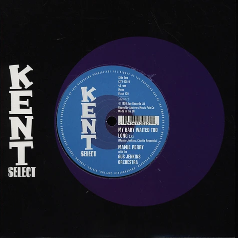 Pat Hunt / Mamie Perry - I Ain’t Talkin’ / My Baby Waited Too Long