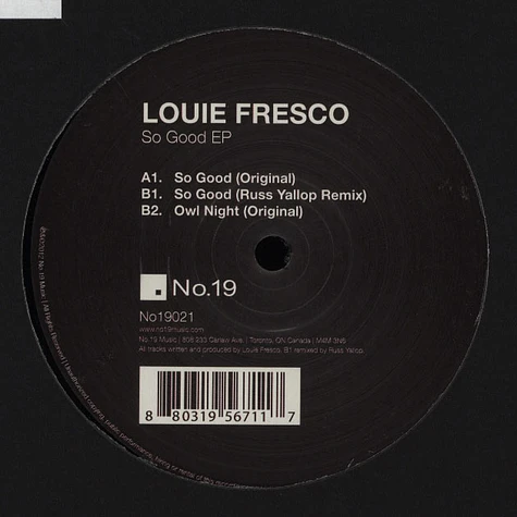 Louie Fresco - So Good EP