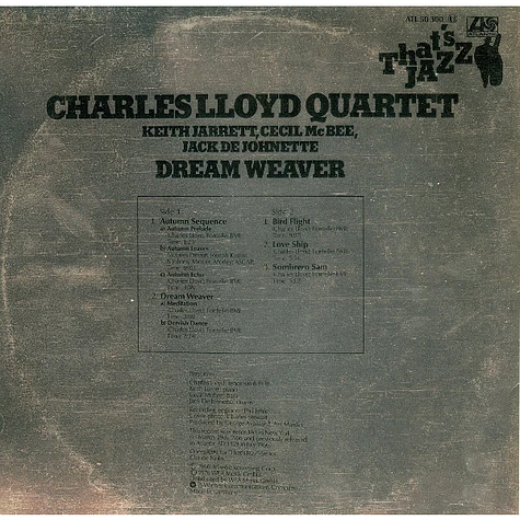 The Charles Lloyd Quartet - Dream Weaver