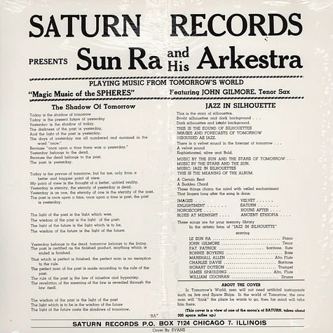 Sun Ra - Jazz In Silhouette