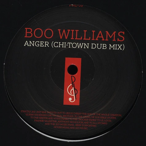 Boo Williams - Anger / Flashback