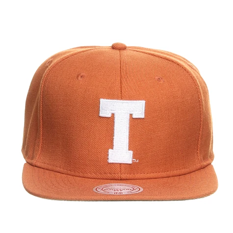 Mitchell & Ness - University Of Texas NCAA Basic Logo Snapback Cap