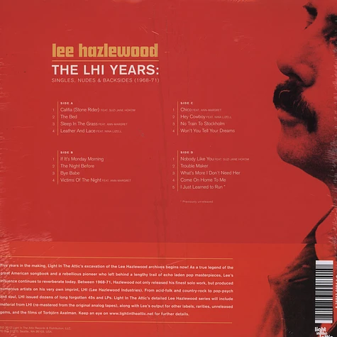 Lee Hazlewood - The LHI Years: Singles, Nudes & Backsides 1968-1971