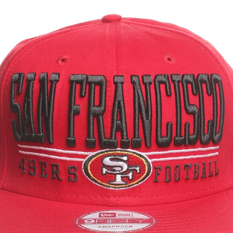 New Era - San Francisco 49ers Lateral Snapback Cap
