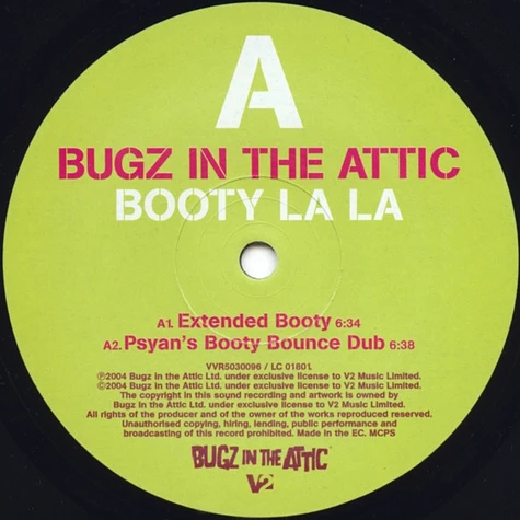 Bugz In The Attic - Booty La La
