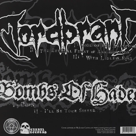Bombs Of Hades / Mordbrand - No Life