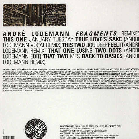 Andre Lodemann - Fragments Remixes