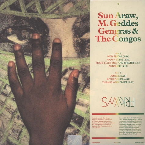 Sun Araw, M. Geddes Gengras & The Congos - FRKWYS Volume 9 : Meet The Congos