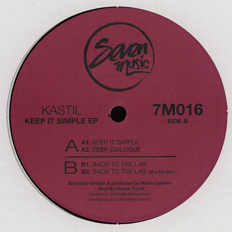 Kastil - Keep It Simple EP