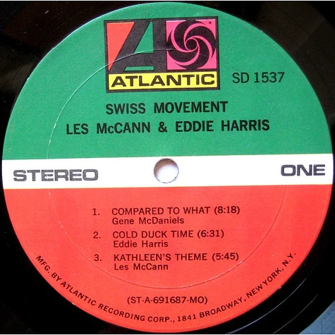 Les McCann & Eddie Harris - Swiss Movement