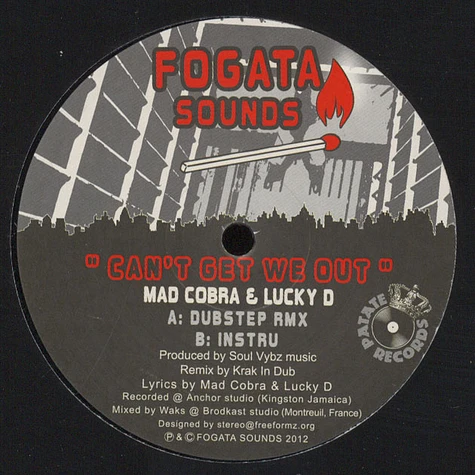 Mad Cobra & Lucky D - Can't Get We Out Dubstep Remix