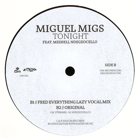 Miguel Migs - Tonight feat. Meshell Ndegeocello