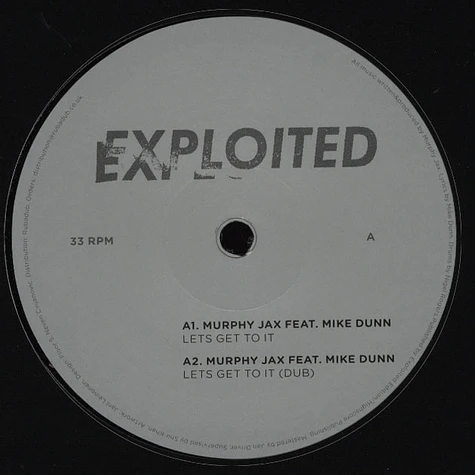 Murphy Jax - Lets Get To It feat. Mike Dunn