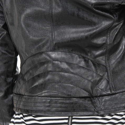 adidas - Faux Leather Women Biker Jacket