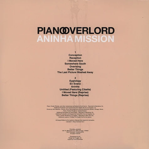 Piano Overlord (Prefuse 73) - Aninha Mission