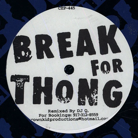 The Unknown Artist - Break For Thong