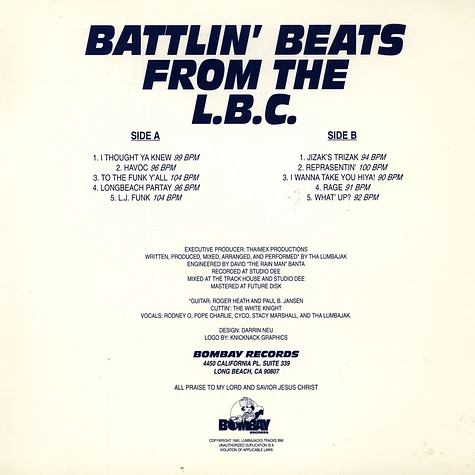 Lumbajak - Battlin' Beats From The L.B.C.