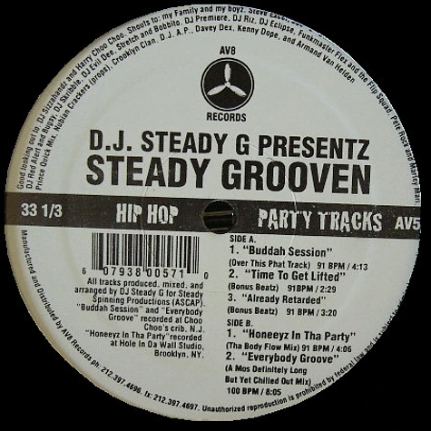 Steady G - Steady Grooven