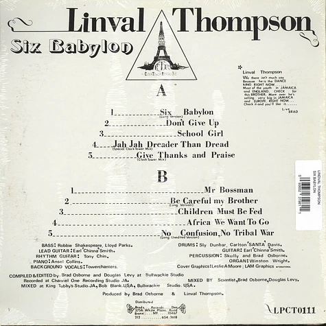 Linval Thompson - Six Babylon