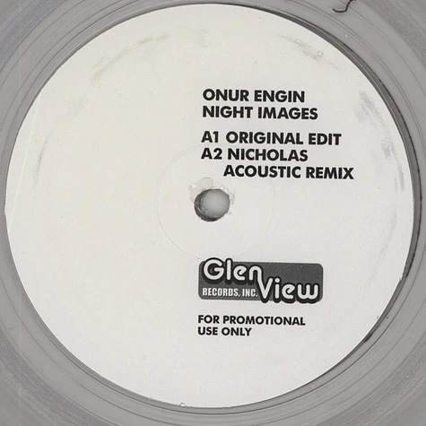 Onur Engin - Night Images Remix EP Clear Vinyl Edition