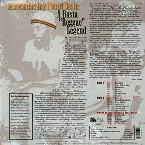 Count Ossie - Remembering Count Ossie: A Rasta "Reggae" Legend