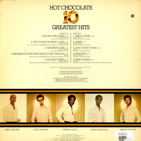 Hot Chocolate - 10 Greatest Hits