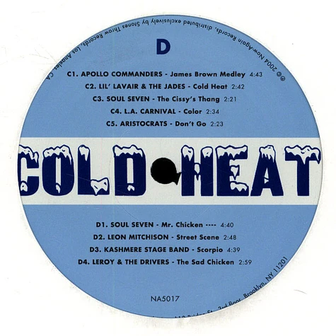 Now Again Records presents - Cold Heat: Heavy Funk Rarities 1968-1974 Volume 1