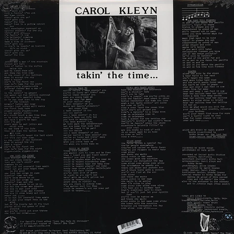 Carol Kleyn - Takin' The Time
