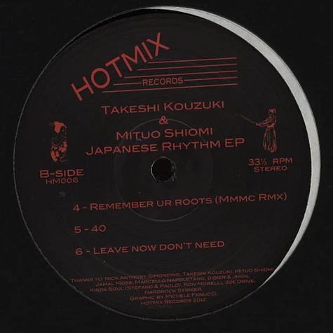 Takeshi Kouzuki & Mituo Shiomi - Japanese Rhythm EP