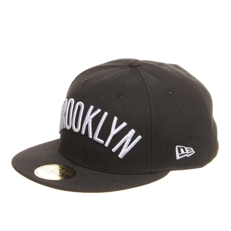 New Era - Brooklyn Nets Team Wordmark Logo 5950 Cap
