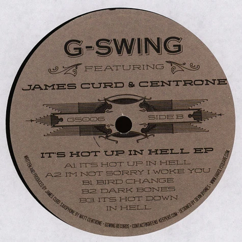 James Curd & Centrone - Its Hot Up In Hell EP