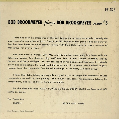 Bob Brookmeyer - Bob Brookmeyer Plays Bob Brookmeyer And Some Others #3