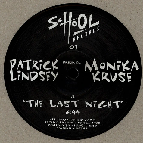 Patrick Lindsey Presents Monika Kruse - The Last Night