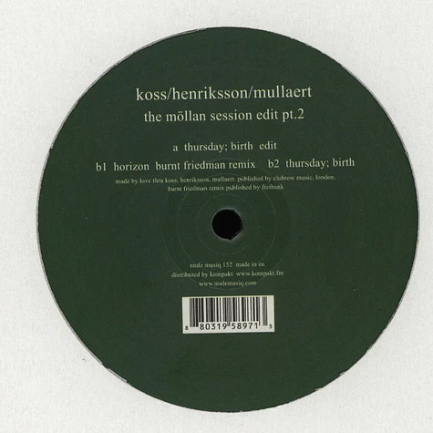 Koss / Henriksson / Mullaert - Mollan Session Edit Part 2