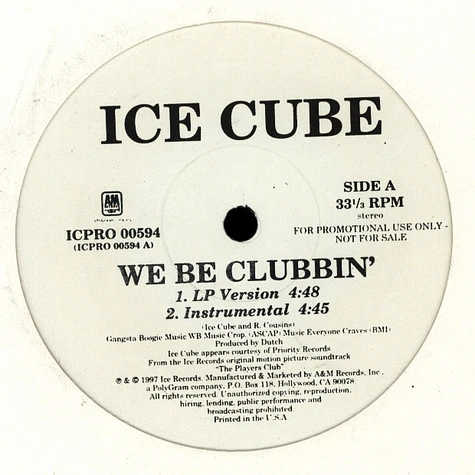 Ice Cube - We be clubbin remix feat. DMX