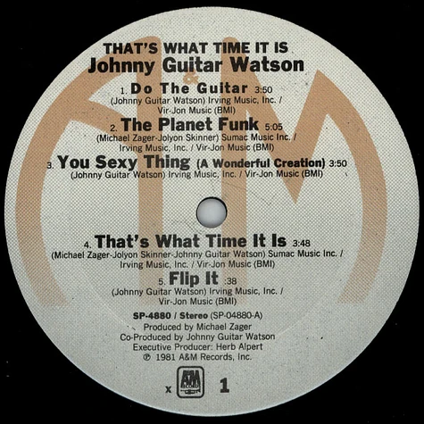 Johnny Guitar Watson - That's What Time It Is