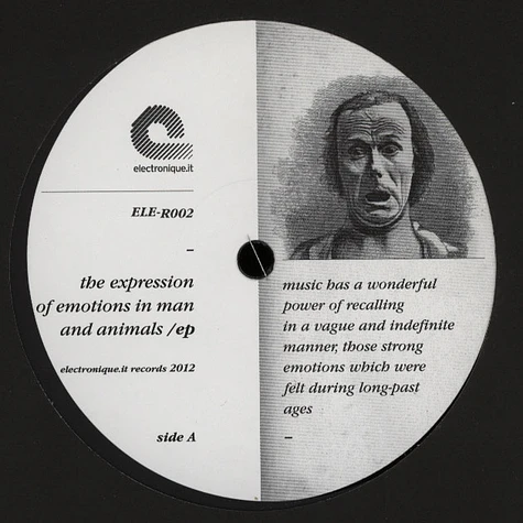 V.A. - The Expression Of Emotions In Man And Animals EP