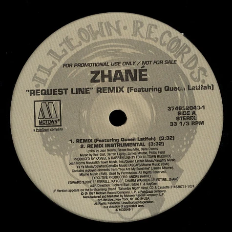 Zhané - Request Line (Remix)