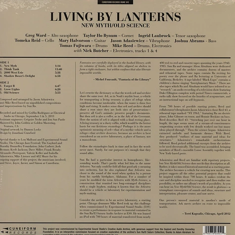 Living By Lanterns - New Myth / Old Science