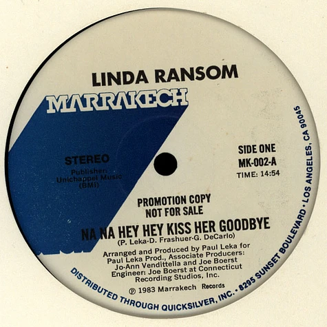 Linda Ransom - Na Na Hey Hey Kiss Her Goodbye