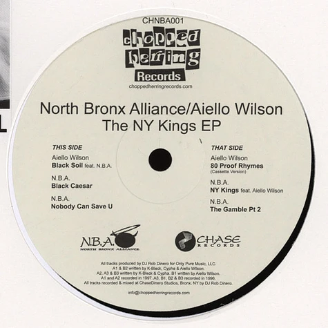 N.B.A. (North Bronx Alliance) / Aiello Wilson - The NY Kings EP